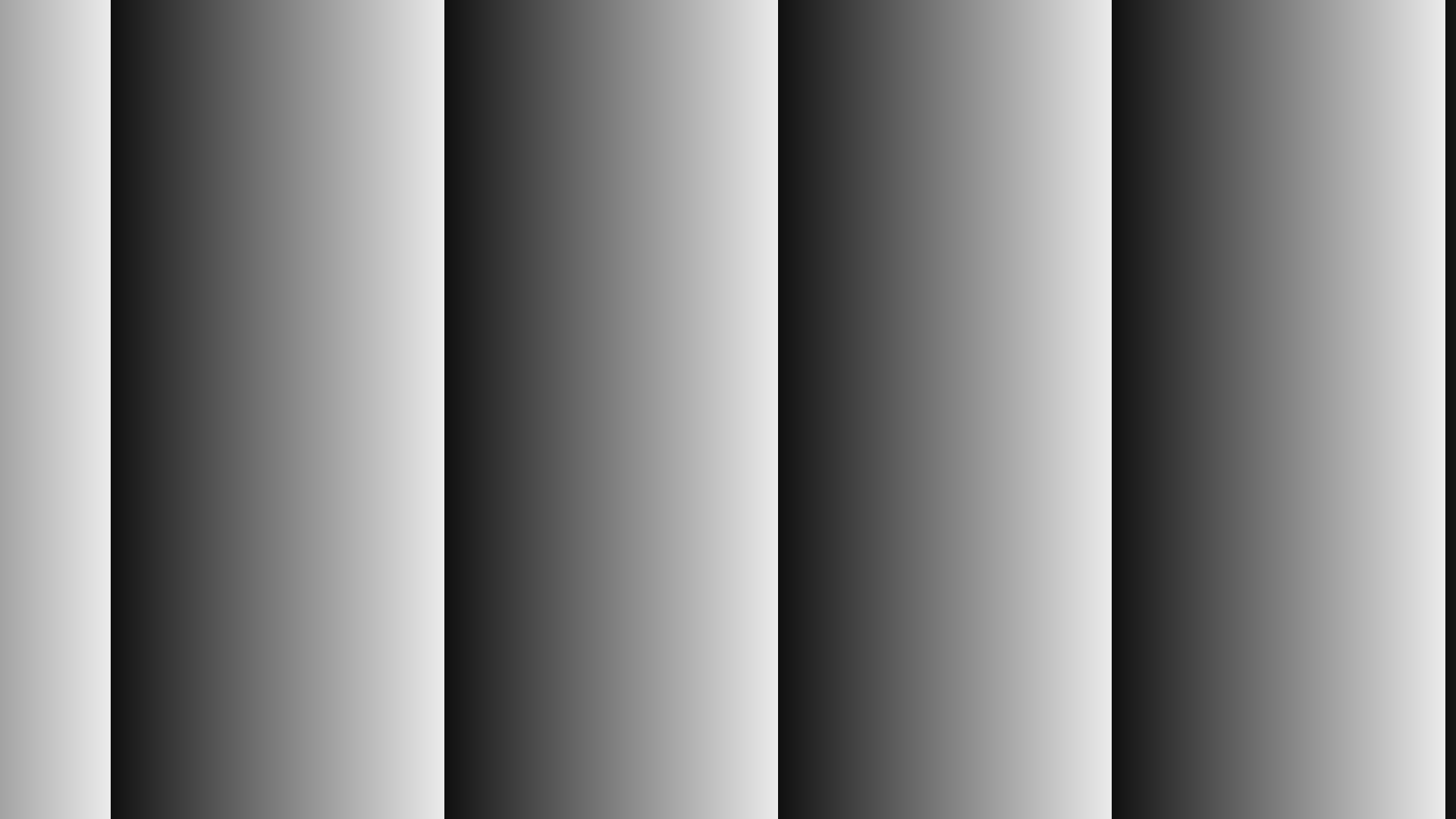 Horizontal moving grayscale gradient