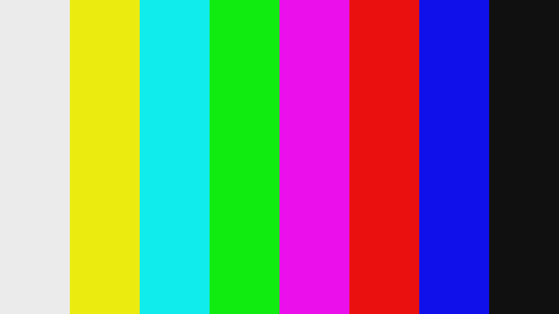 Horizontal 100% Color Bars